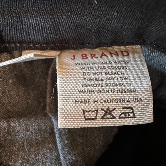 J Brand Maria High Rise Skinny Soft Stretchy Jeans Black Size 29 $198 Retail - Picture 7 of 11